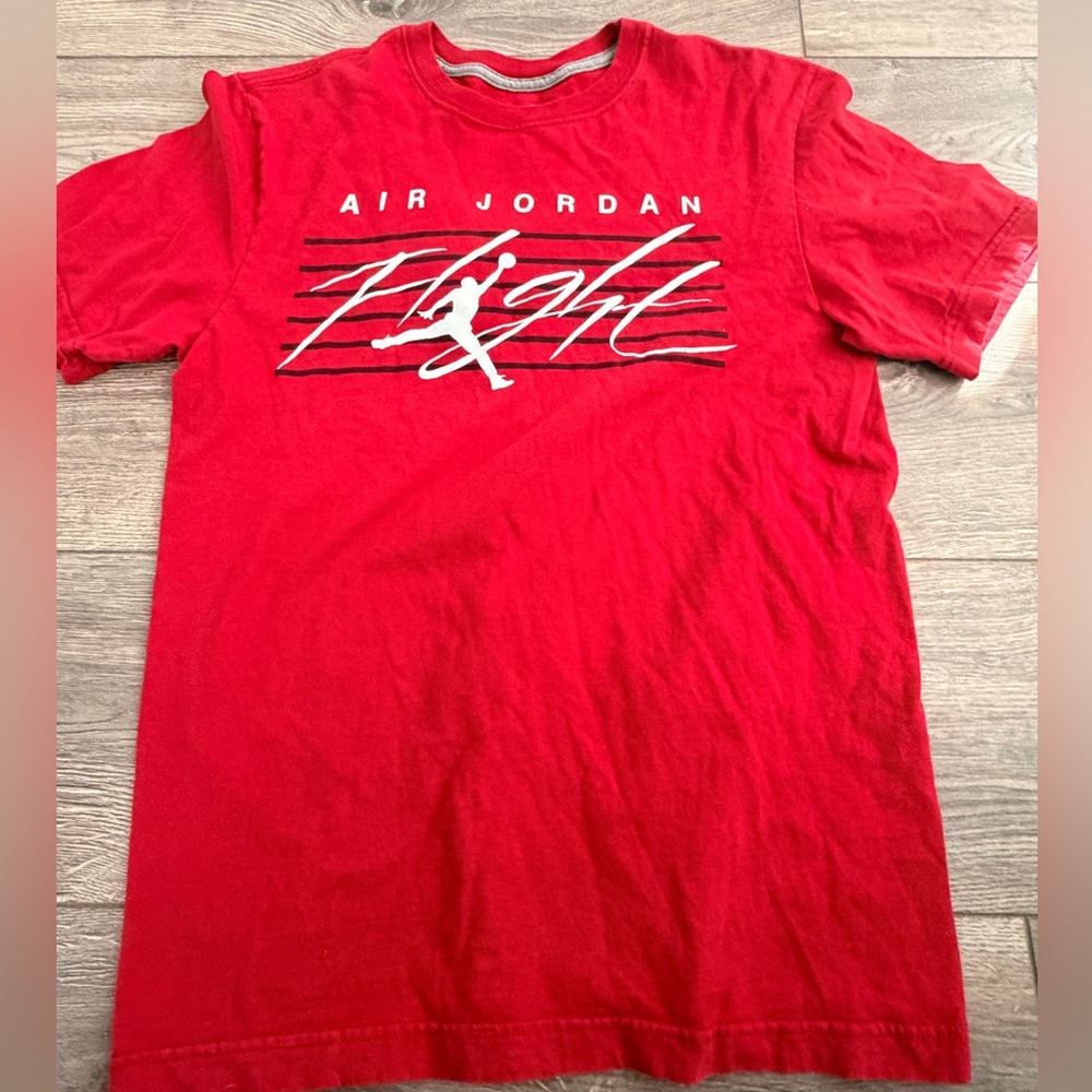 Jordan Red 'Air Jordan Flight' Graphic Tee